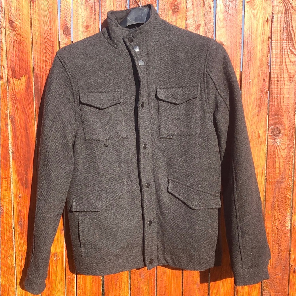 Wool Jacket, men’s, Powder River, Gray
